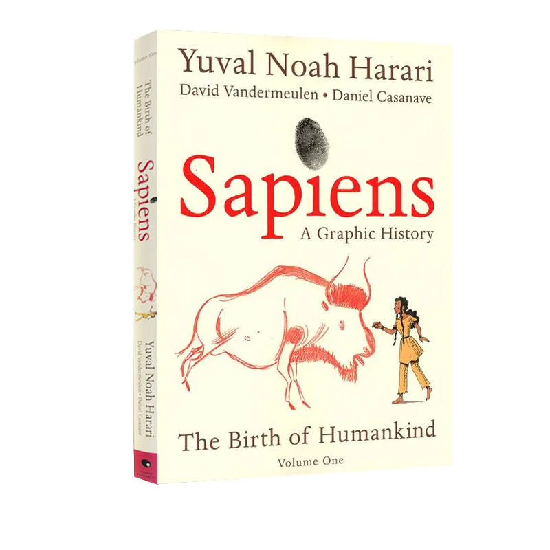 英文原版 Sapiens 人类简史1 漫画版 The Birth of Humankind 人类的诞生 美版 尤瓦尔·赫拉利 Yuval Noah Harari 科普读物