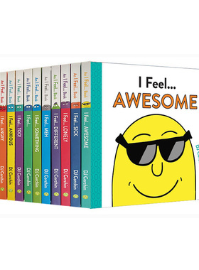 英文原版 I feel 我的情绪和感觉 DJ Corchin 情商培养  I Feel... Allergic/sick/meh/Angry/Too 情感情商培养