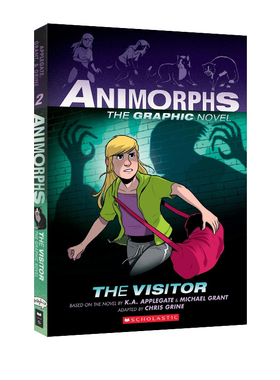 英文原版 Animorphs Graphix #2 The Visitor 动物变形人2 访客  青少年课外阅读科幻小说