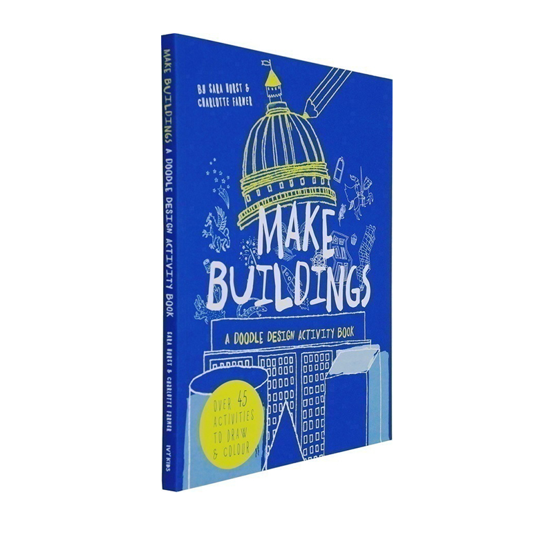 英文原版 Make Buildings 动手做房子 A doodle-design activity book 涂鸦设计 艺术培养