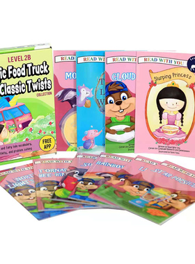英文原版 Level2 B Magic food Truck & Classic Twists 10册 想象力培养 儿童分级读物故事绘本 Read With You 陪你读书