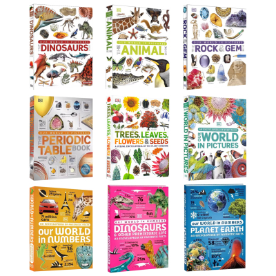 英文原版 The Animal Book动物大全视觉百科 The Periodic Table Book 元素周期表百科 The Rock and Gem Book 岩石与宝石