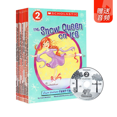 英文原版 Scholastic Leveled Readers L2 10册附音频CD 套装3 学乐分级读物第二级别级别 常青藤爸爸推荐