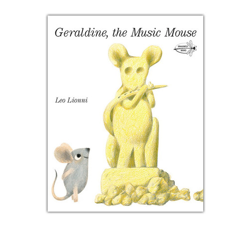 英文原版 Geraldine the Music Mouse 凯迪克奖得主李欧李奥尼 儿童启蒙图画故事书
