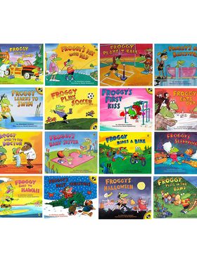 英文原版 Froggy 青蛙小吉 低幼认知绘本 吴敏兰书单 1-2-3-6岁 幼儿行为好习惯养成