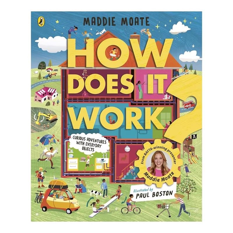 预售 英文原版 它是如何工作的：探索从冰箱到消防车等各种机器和物品！How Does it Work? 精装 科普读物