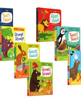 套装一 英文原版 Can You Say It Too 7册合售 你也可以这样说吗 重复句型 儿童英语启蒙纸板翻翻操作书 大嘴鸟Nosy Crow