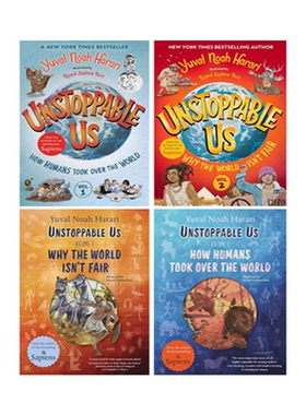 Sapiens 人类简史漫画版 Unstoppable Us 势不可挡的人类 不可阻挡的我们 yuval noah harari 尤瓦尔赫拉利 从动物到上帝英文原版