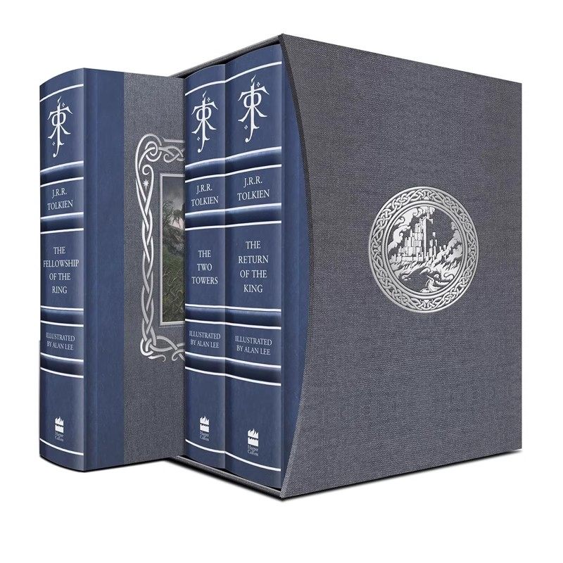英文原版 指环王魔戒盒装豪华版 The Lord of the Rings 精装插图版 J. R. R. Tolkien 托尔金 Alan Lee 艾伦·李