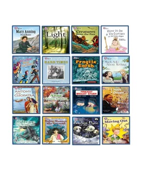 【级别17 灰色套装A】Collins big cat White A 16册合售 柯林斯大猫系列分级阅读 英文原版故事绘本