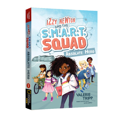 英文原版 Izzy Newton and the S.M.A.R.T. Squad 精装 青少年课外阅读 儿童侦探冒险推理章节小说 美国国家地理出品