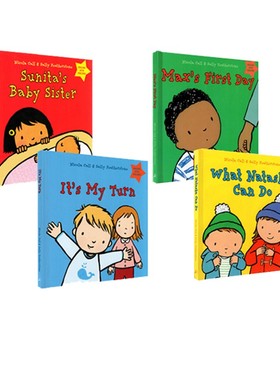 英文原版 Dealing with Feelings 情绪管理系列4册 精装 儿童性格培养 情感情商培养 图画故事书 启蒙早教绘本