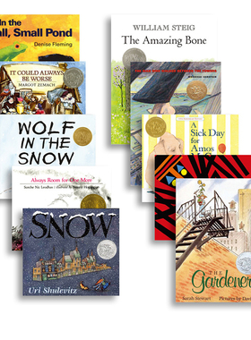 麦克米伦凯迪克大奖套装 10册 英文原版绘本 Macmillan Caldecott Award-winning 儿童英语趣味阅读启蒙图画故事书 Snow/Gardener