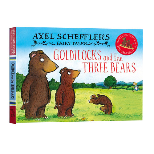 英文原版 Axel Scheffler's Fairy Tales 童话绘本 金发姑娘和三只小熊 The Three Little Pigs 三只小猪 穿靴子的猫 咕噜牛同作者