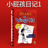 英文原版 Kid 幽默漫画故事书 小说 儿童章节桥梁书 小屁孩日记 Wimpy Kinney 12岁美国初中小学生 Jeff Diary