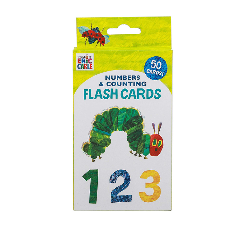 英文原版 World of Eric Carle Numbers & Counting Flash Cards 数字计数卡片礼盒装硬卡片 好饿的毛毛虫艾瑞卡尔 Eric Carle