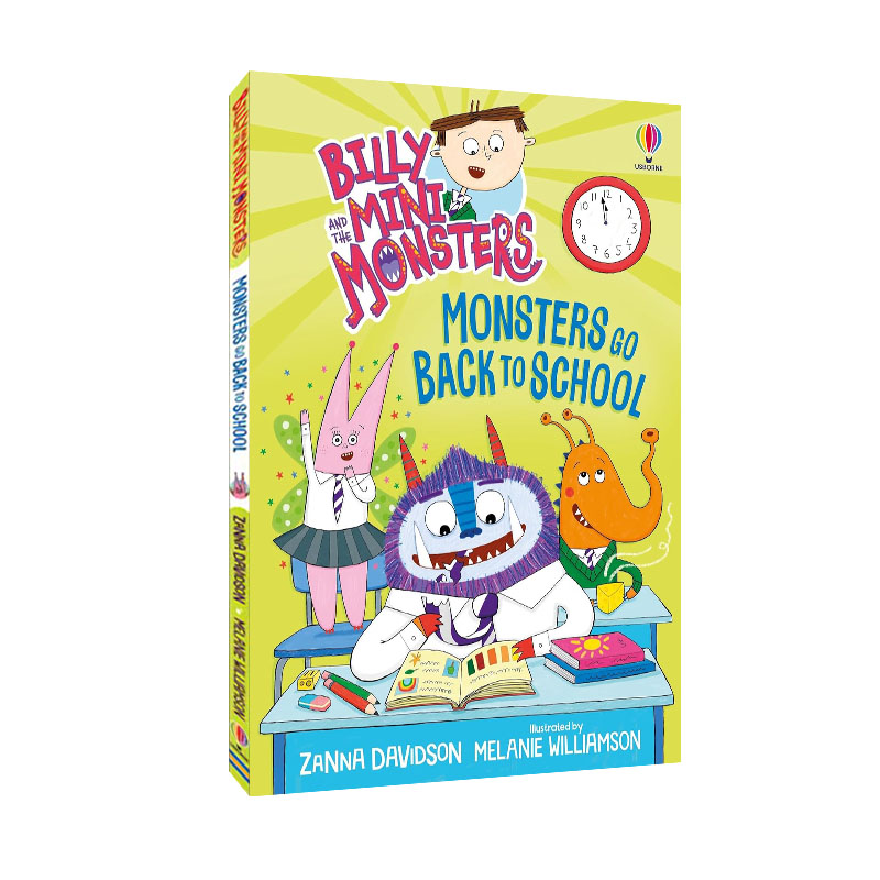 英文原版 Billy and the Mini Monsters#17: Monsters Go Back to School 比利和迷你怪兽 怪兽重返学校 儿童章节书 英语课外读物