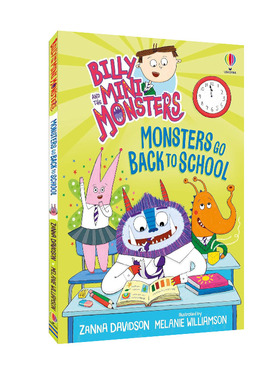 预售 Billy and the Mini Monsters#17: Monsters Go Back to School 比利和迷你怪兽 怪兽重返学校 儿童章节书 英语课外读物