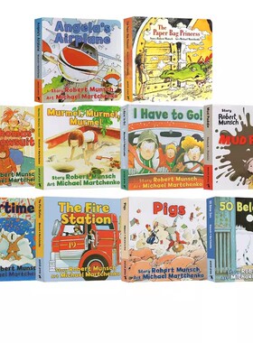 Disney Pixar Storybook Collection 迪士尼皮克斯6个故事合辑  蒙施爷爷讲故事 Robert Munsch 10册绘本 Sara Gillingham 7册