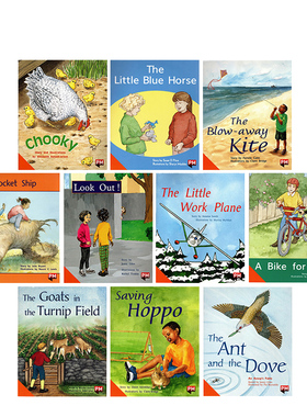 L15二年级 多种句型 Orange橙色套装1 PM Readers 彩虹阅读 10册 小学生分级阅读 小花生精选阅读教辅英文原版启蒙绘本