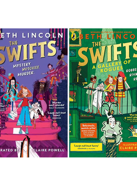 预售 英文原版 The Swifts 斯威夫特一家 2册合售 无赖画廊 恶棍词典 Beth Lincoln