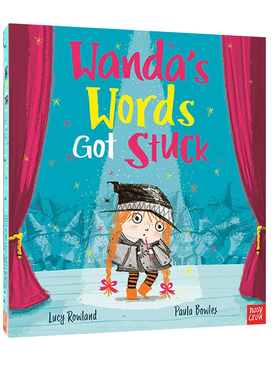 英文原版 Wanda's Words Got Stuck 万达的话被卡住了 儿童成长图画故事书 Nosy Crow Stories Aloud 赠官方音频
