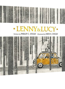 英文原版 Lenny & Lucy 精装 菲利普.斯蒂德 凯迪克大奖作家philip c.stead 儿童交友故事图画书 友谊