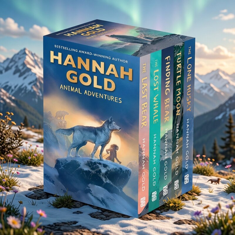Hannah Gold 汉娜 戈尔德 孤独的哈士奇 The Lone Husky 英文原版小说 The Last Bear 最后的北极熊 The Lost Whale 迷途鲸鱼