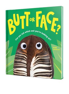 预售 英文原版 Butt or Face?趣味动物猜谜精装绘本 儿童动物知识科普图画书 Sourcebooks