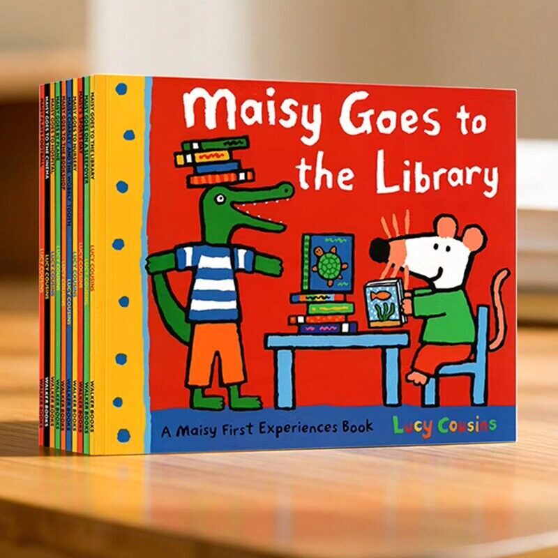 【96选6】小鼠波波英文绘本 Maisy First Experience Maisy's Bedtime/Cleans Up 小鼠波波生活习惯 初体验系列故事绘本