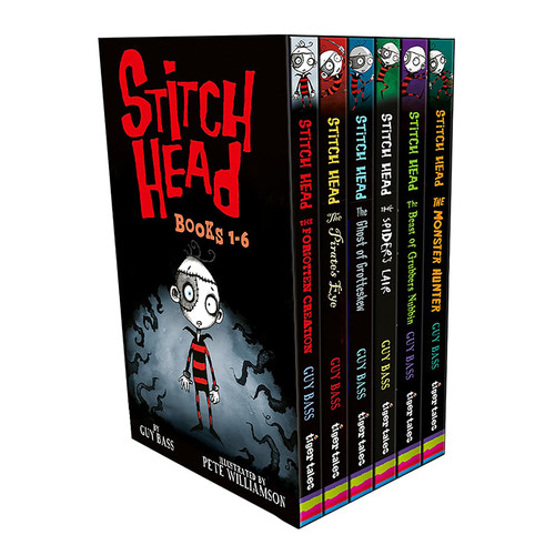 预售 英文原版 Stitch Head 6-Book Boxed Set 6册盒装 儿童冒险桥梁章节书 小学生课外阅读儿童读物