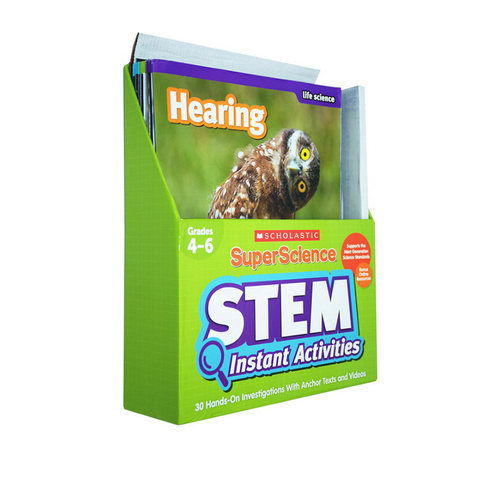 4-6年级 小学高年级 英文原版 SuperScience Stem Instant Activities Grades 4-6 自然科学15册 物理/生命/地球 含教学笔记