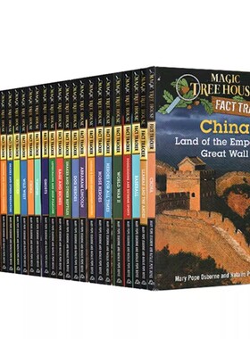套装二 英文原版 神奇树屋小百科  24册合售 The Magic Tree House Fact Tracker 儿童章节桥梁小说读物 中小学课外英语阅读