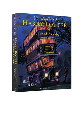 英国彩绘版第三部 哈利波特阿兹卡班的囚徒3  精装全彩英文原版 Harry Potter and the Prisoner of Azkaban JK罗琳 史诗魔幻小说