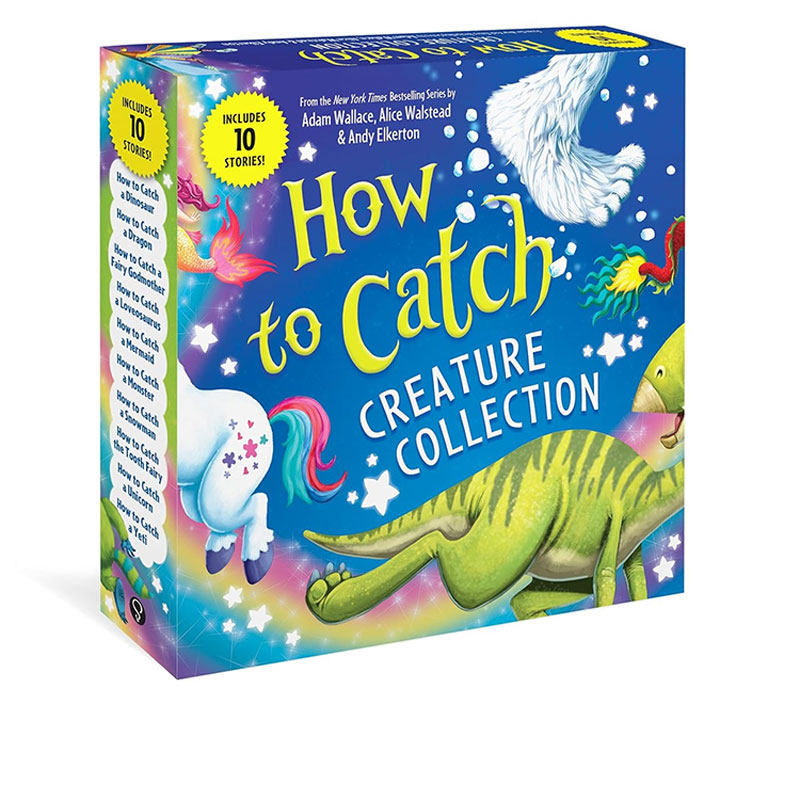 英文原版 How to Catch Creature Collection: 10 Magical Adventure Books 10册冒险故事 应用STEM解决问题 科普绘本图画书
