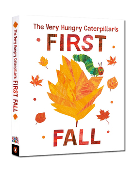 英文原版 The Very Hungry Caterpillar's First Fall  毛毛虫的第一个秋天 艾瑞卡尔 Eric Carle 宝宝撕不烂纸板书童话寓言故事书