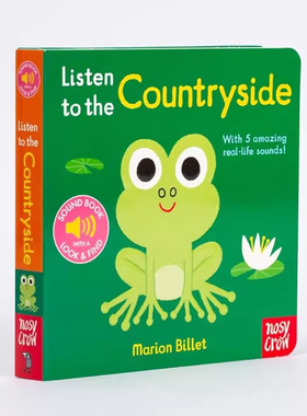 英文原版 Listen to the Countryside 我的小小音乐厅系列 聆听乡村 触摸发声书 幼儿启蒙纸板书宝宝亲子互动 Nosy Crow