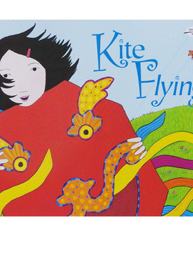 英文原版绘本 Kite Flying 放风筝 吴敏兰书单 Grace Lin作品 了解中国传统文化 中国风绘本图画书 儿童启蒙绘本