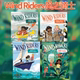 儿童英语课外阅读桥梁章节书 Wind 风之骑士 彩图版 Riders 蓝思值570L HarperChapters 英文原版 4册套装 590L