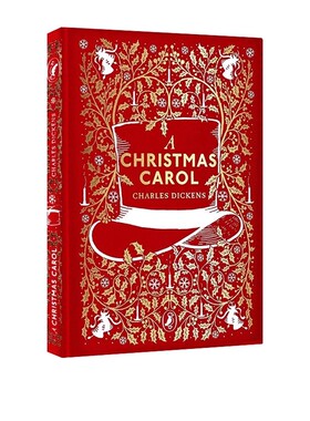 英文原版 A Christmas Carol 圣诞颂歌 精装 海雀布纹经典 Charles Dickens 查尔斯 狄更斯 经典儿童文学名著