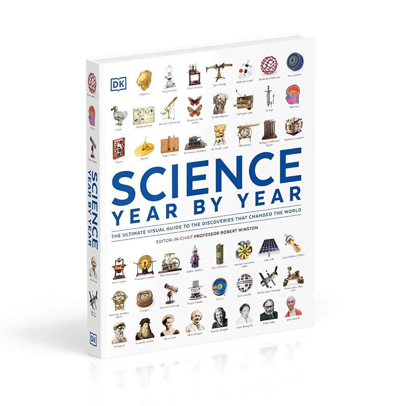 英文原版Science Year by Year 科学年表:改变世界的发现终极视觉指南 中国伟大朝代悠久丰富历史 历史启蒙读物