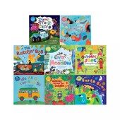 卡车迪斯科 Dump Five All Little Mermaids 韵文与歌谣系列 Barefoot Books 英文原版 我们踏上旅途 Disco Truck Traveling