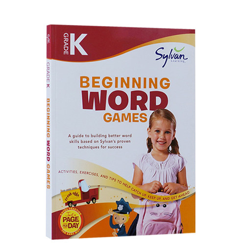 英文原版 Kindergarten Beginning Word Games (Sylvan Workbooks) 练习册