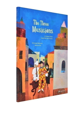 英文原版 The Three Musicians 艺术系 儿童绘本图画书