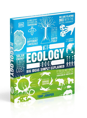 预售 DK人类的思想百科丛书 The Ecology Book Big Ideas Simply Explained 生态学百科图解 学科科普全彩铜版纸精装 25年新品