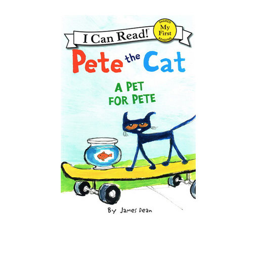 英文原版 A Pet for Pete 皮特猫 I can read 1分级读物 儿童绘本图画故事书