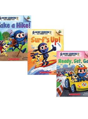 英文原版 Moby Shinobi and Toby Too! 忍者莫比和托比 3册合售 学乐大树姐妹篇 橡树系列 An Acorn 儿童冒险桥梁章节书