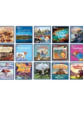 【级别15 绿色套装C】Collins big cat White C 15册合售 柯林斯大猫系列分级阅读 英文原版故事绘本