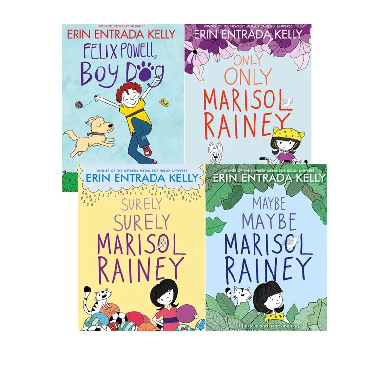 预售 英文原版 Maybe Marisol系列 4册 纽伯瑞获奖作者 Erin Entrada Kelly 青少年成长小说 儿童课外阅读文学