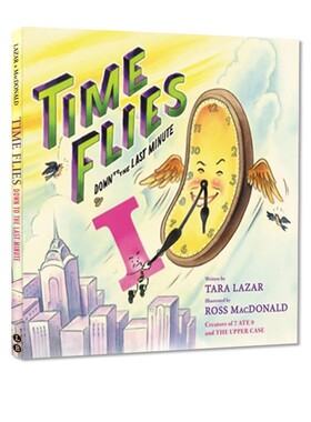 英文原版  Time Flies:Down to the Last Minute 私人侦探 I 系列 第3本 时光飞逝：直到最后一分钟 精装 小布朗绘本